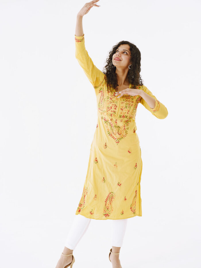 Beautiful Yellow Kurti